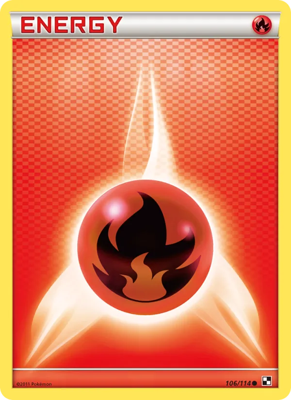 Fire Energy — Black & White