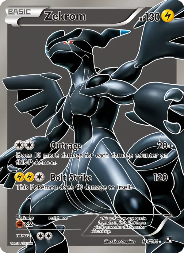 Zekrom — Noir & Blanc
