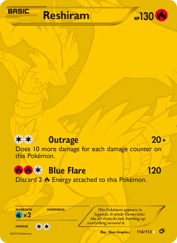Reshiram — Legendary Treasures