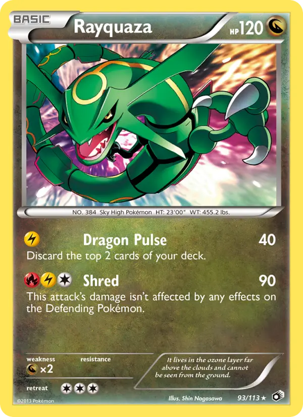 Rayquaza — Legendary Treasures
