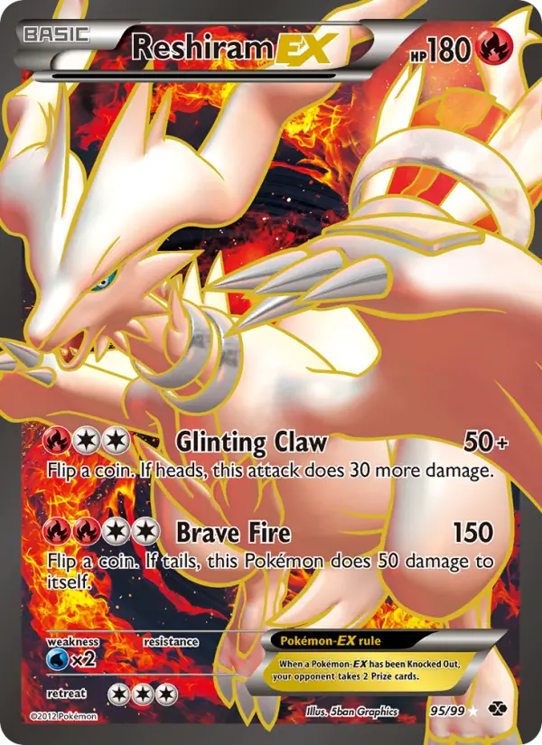 Reshiram-EX — Destinées Futures