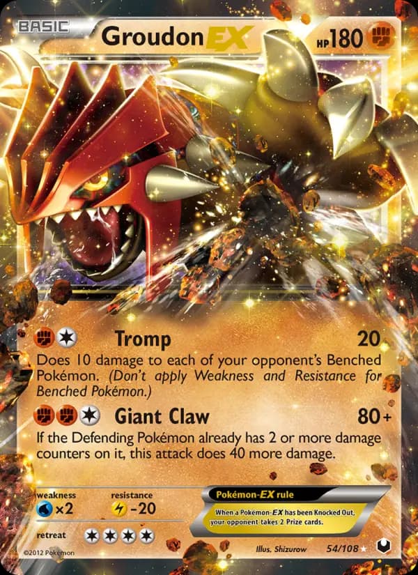 Groudon-EX — Explorateurs Obscurs