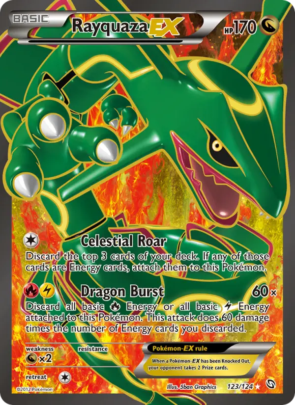 Rayquaza-EX — Dragons Exaltés