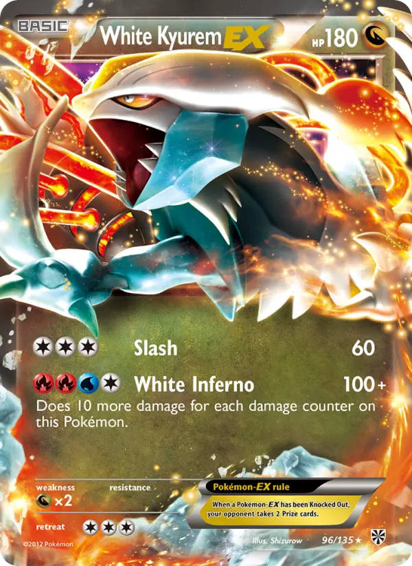 Kyurem Blanc EX — Tempête Plasma