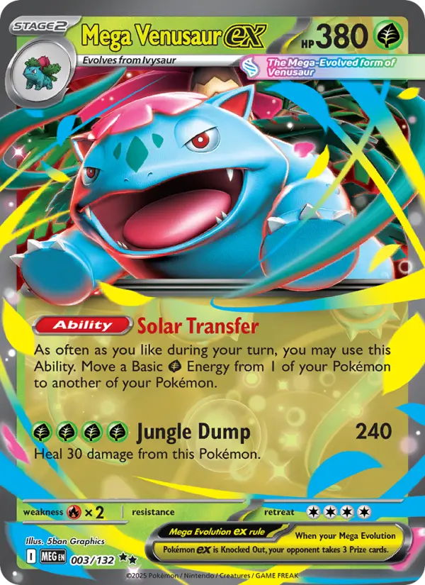 Mega Venusaur ex — Mega Evolution