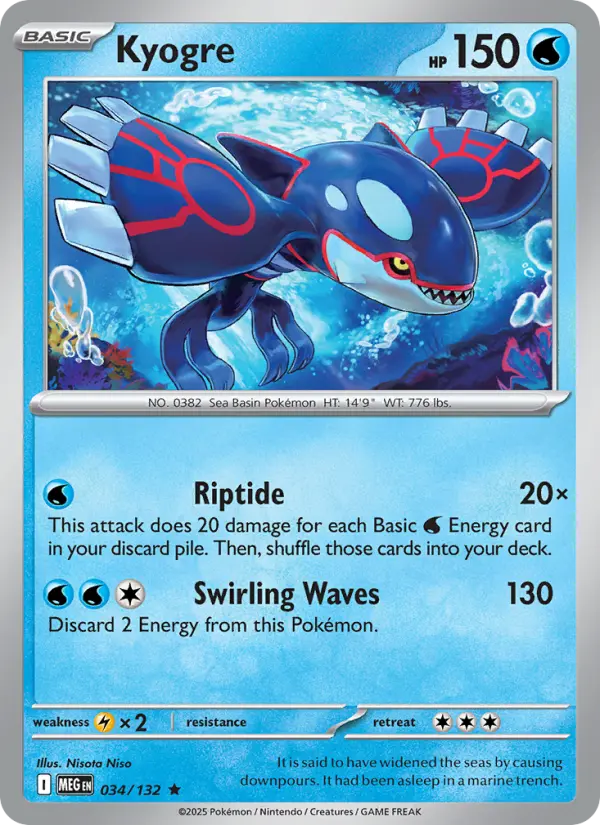 Kyogre — Mega Evolution