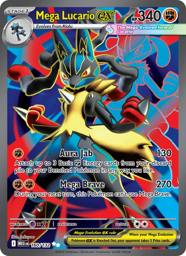 Méga-Lucario-ex — Méga-Évolution