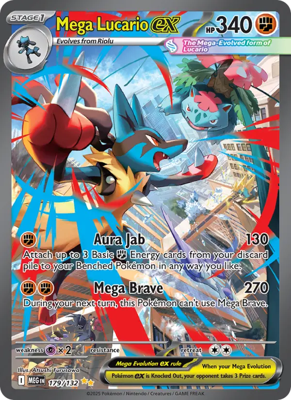 Méga-Lucario-ex — Méga-Évolution