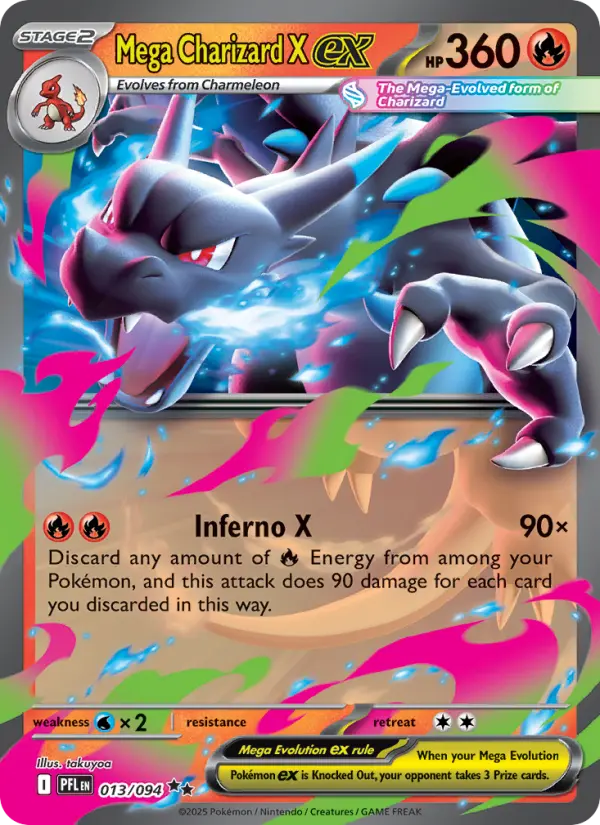 Méga-Dracaufeu X-ex — Flammes Fantasmagoriques