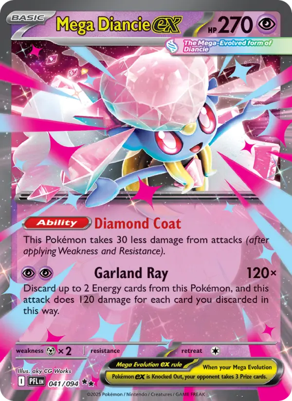Méga-Diancie-ex — Flammes Fantasmagoriques