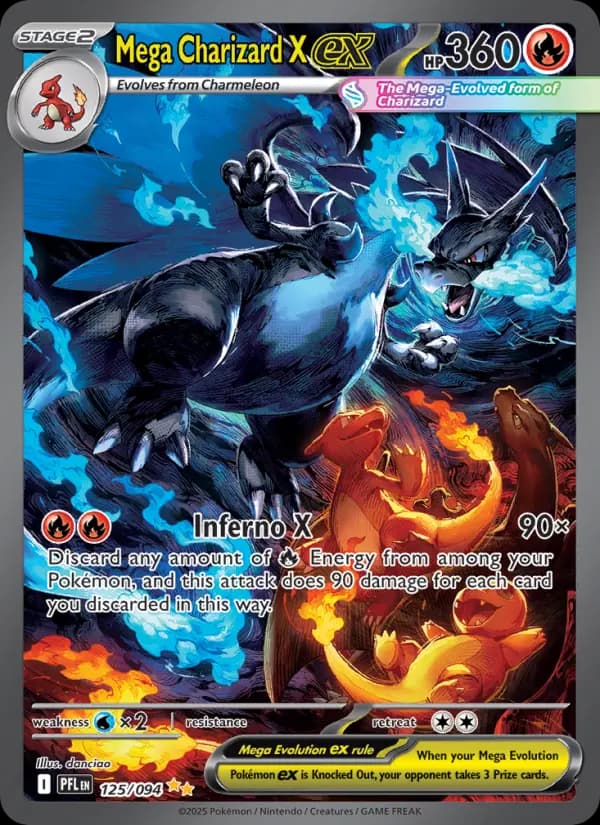 Méga-Dracaufeu X-ex — Flammes Fantasmagoriques