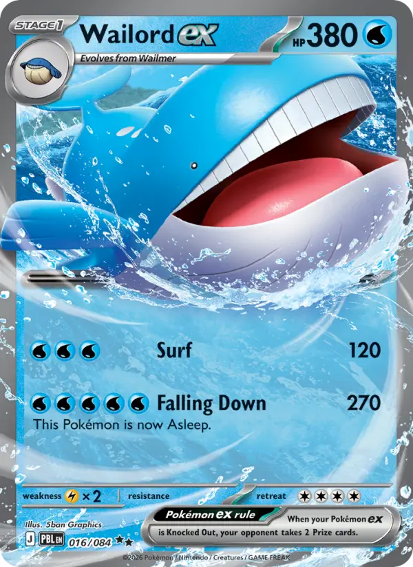 Wailord-ex — Nuit Noire