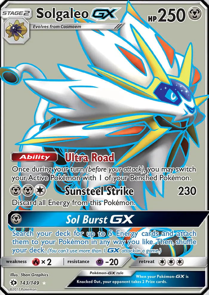 Solgaleo GX — Sun & Moon