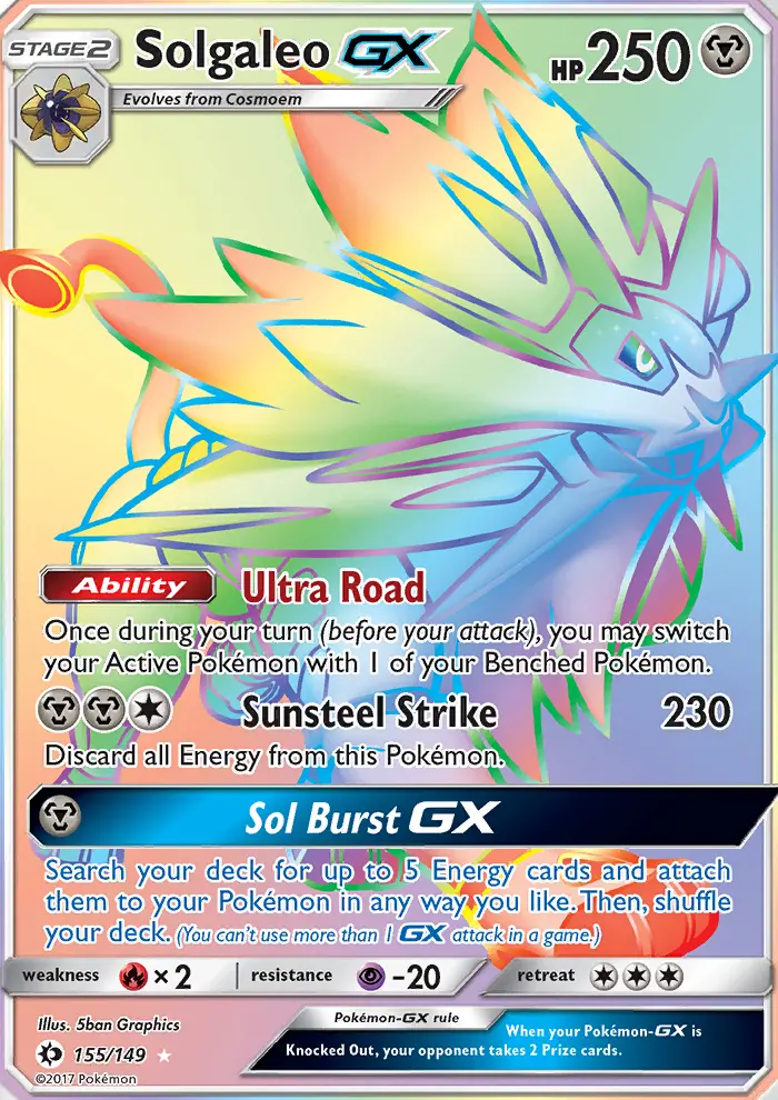 Solgaleo GX — Soleil et Lune