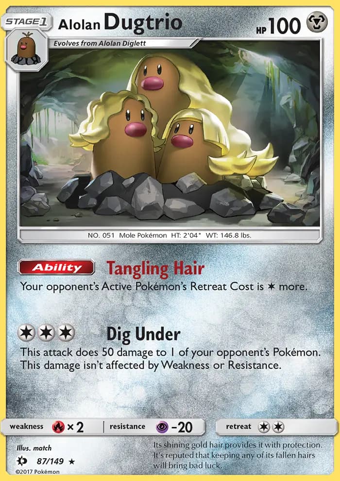 Triopikeur d’Alola — Soleil et Lune