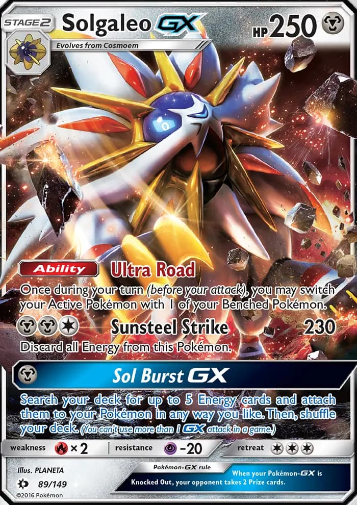 Solgaleo GX — Soleil et Lune