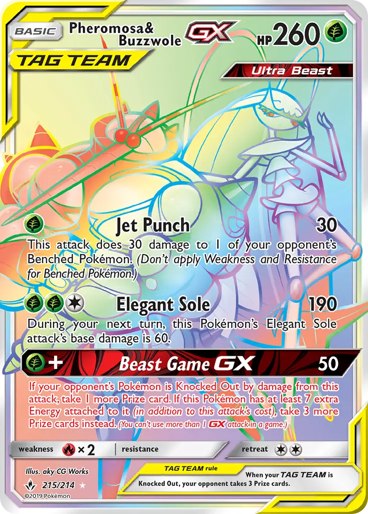 Pheromosa & Buzzwole GX — Unbroken Bonds