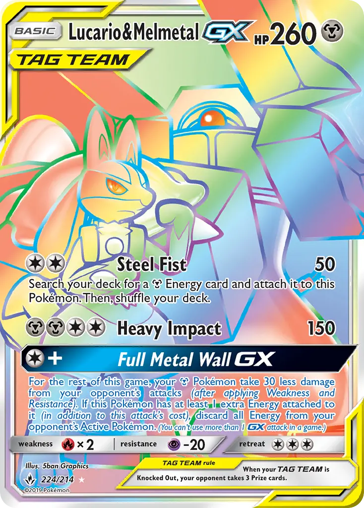 Lucario et Melmetal GX — Alliance Infaillible
