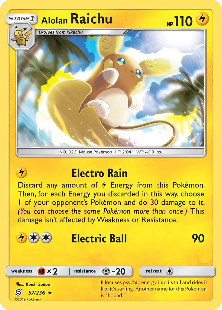 Raichu d’Alola — Harmonie des Esprits