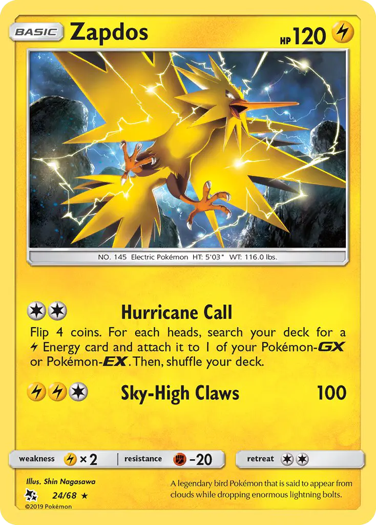 Zapdos — Hidden Fates