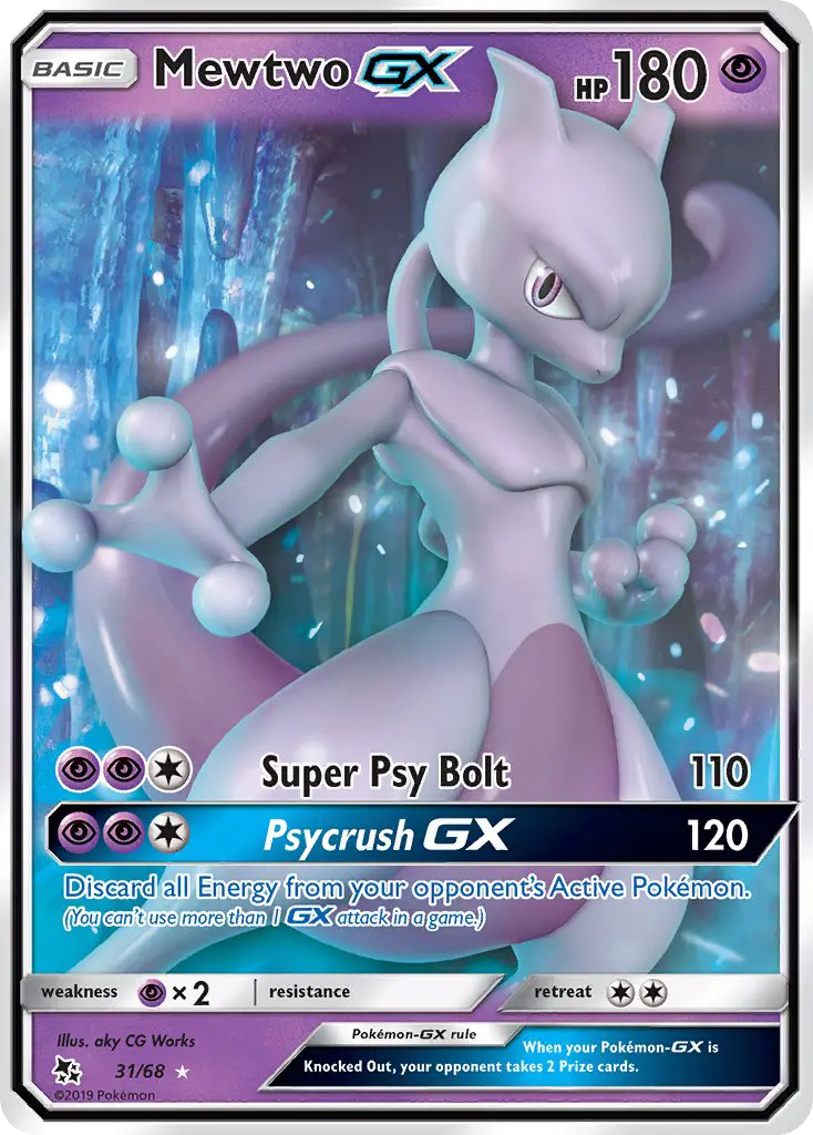 Mewtwo GX — Hidden Fates