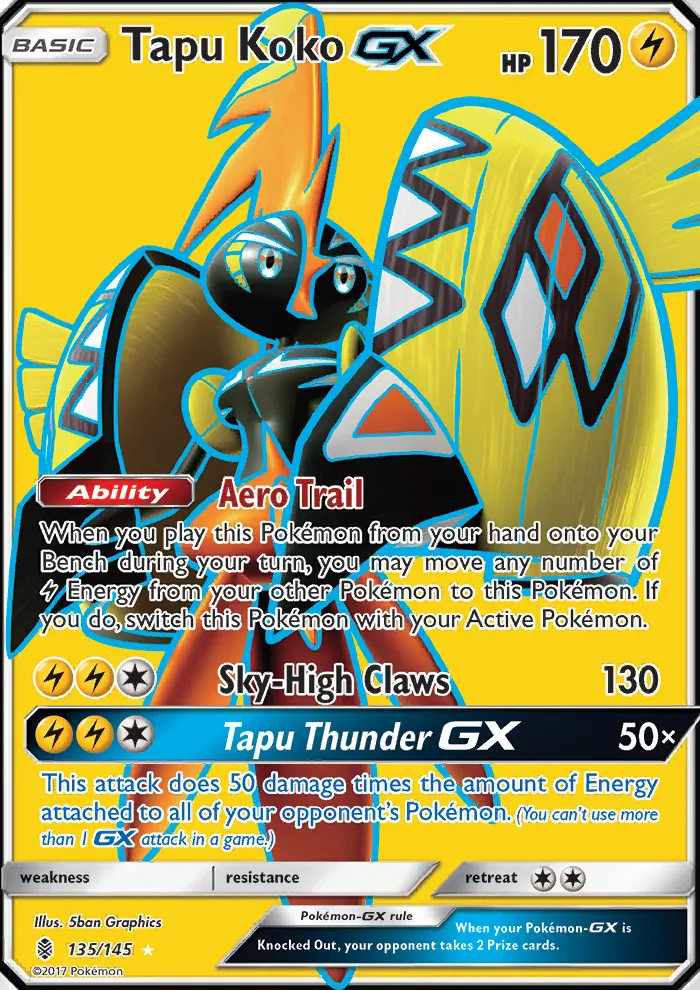 Tapu Koko GX — Guardians Rising