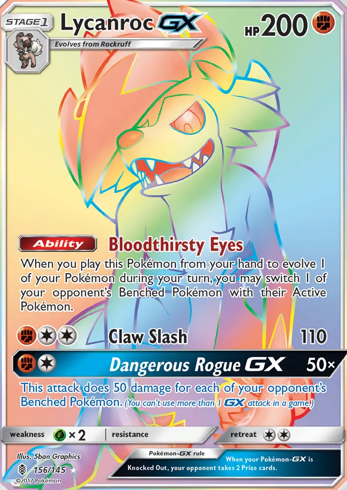 Lycanroc GX — Guardians Rising
