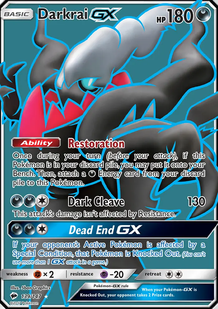 Darkrai GX — Ombres Ardentes