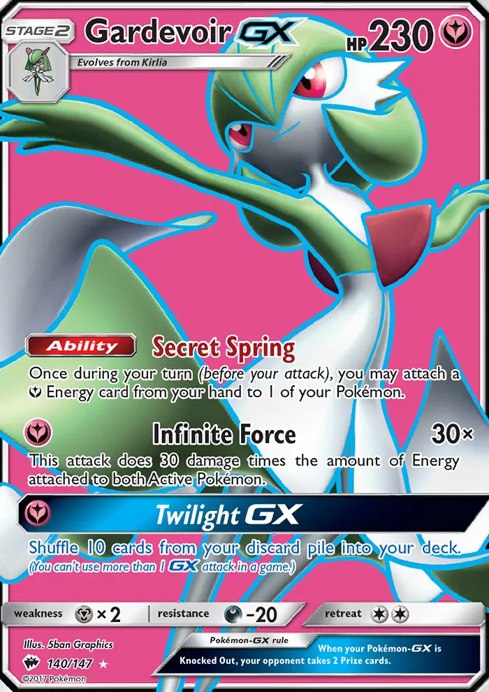 Gardevoir GX — Ombres Ardentes