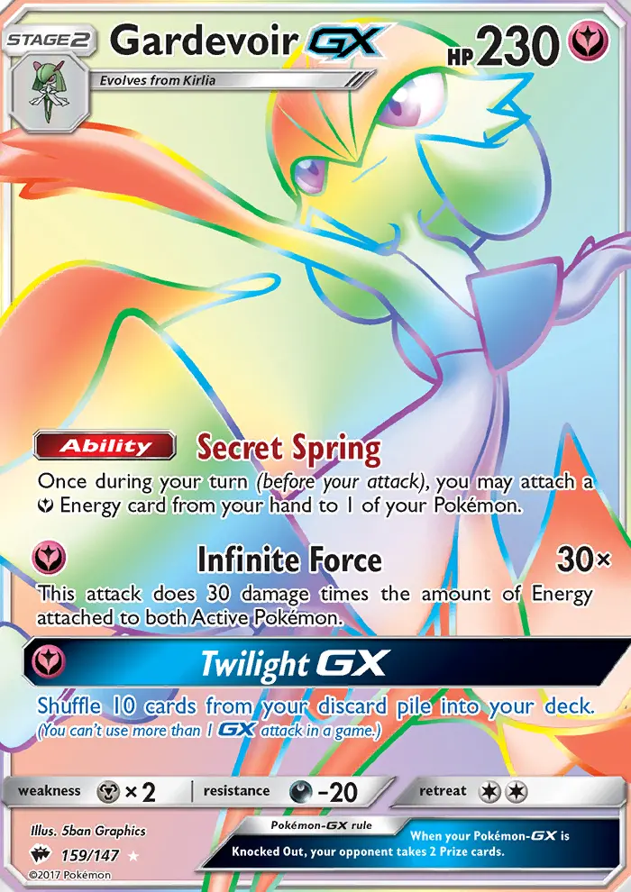 Gardevoir GX — Ombres Ardentes