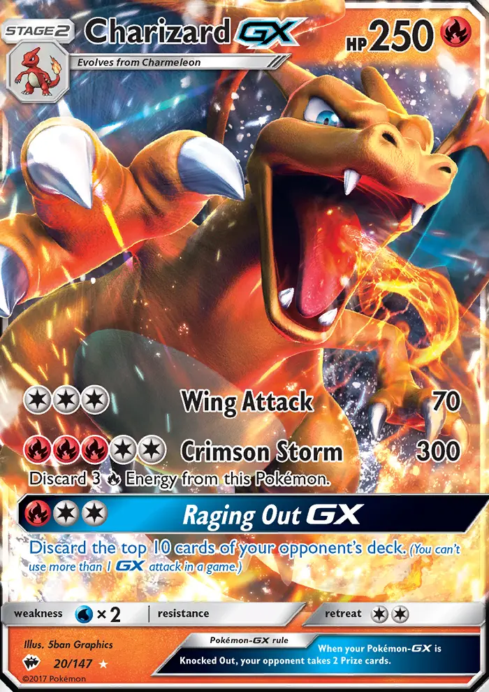 Dracaufeu GX — Ombres Ardentes