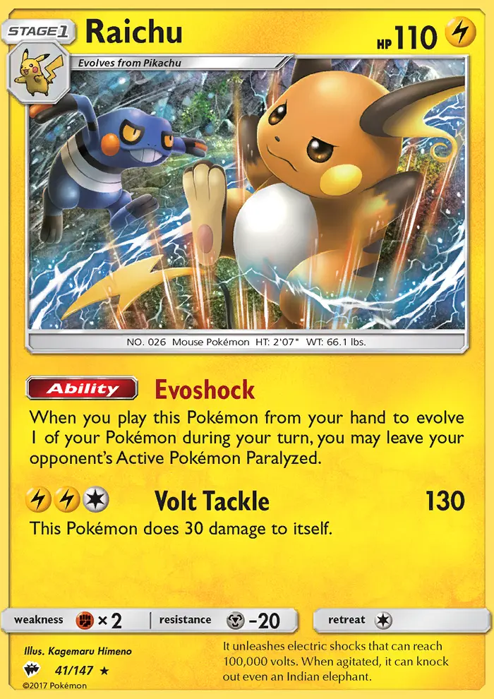 Raichu — Ombres Ardentes