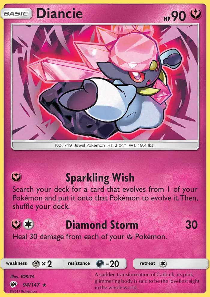 Diancie — Ombres Ardentes