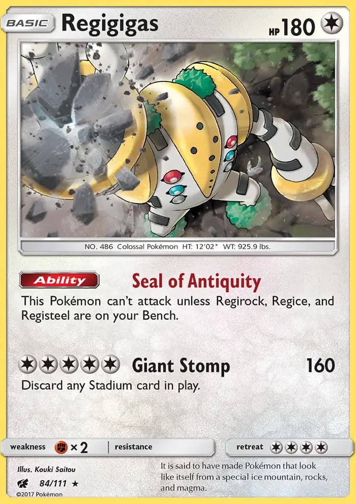 Regigigas — Crimson Invasion