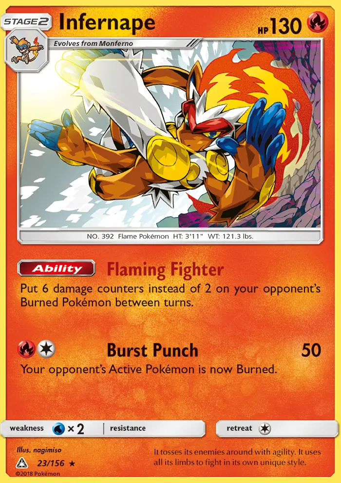 Infernape — Ultra Prism