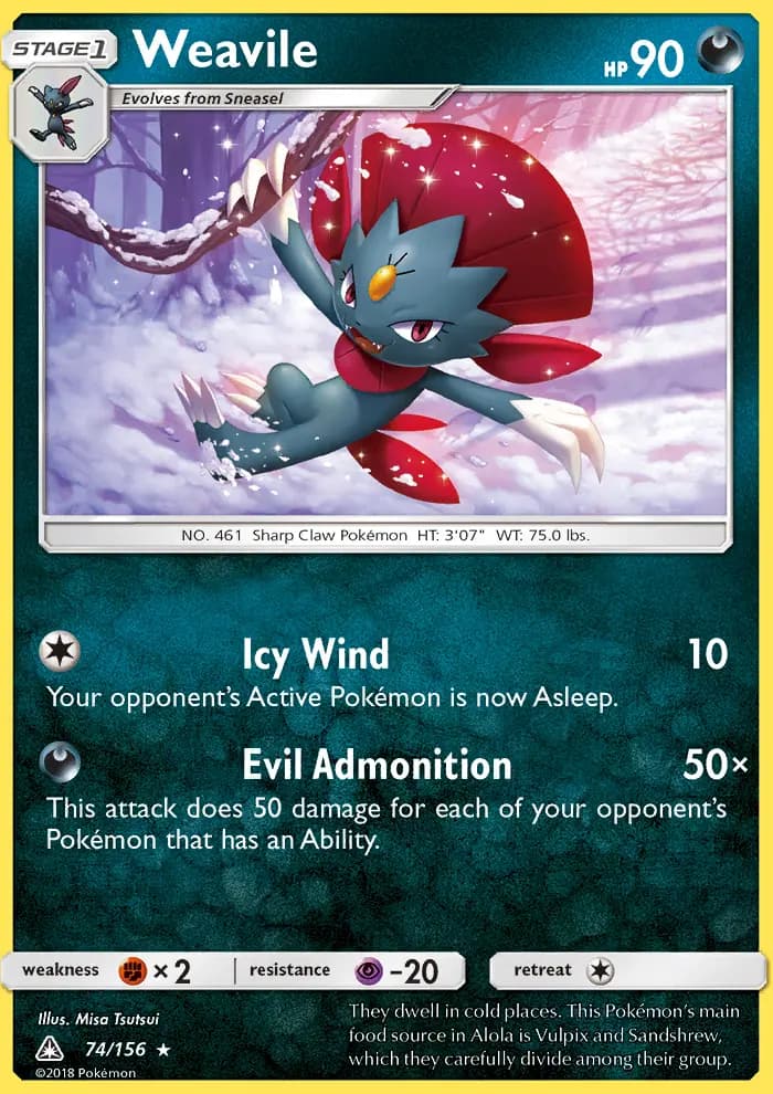 Weavile — Ultra Prism
