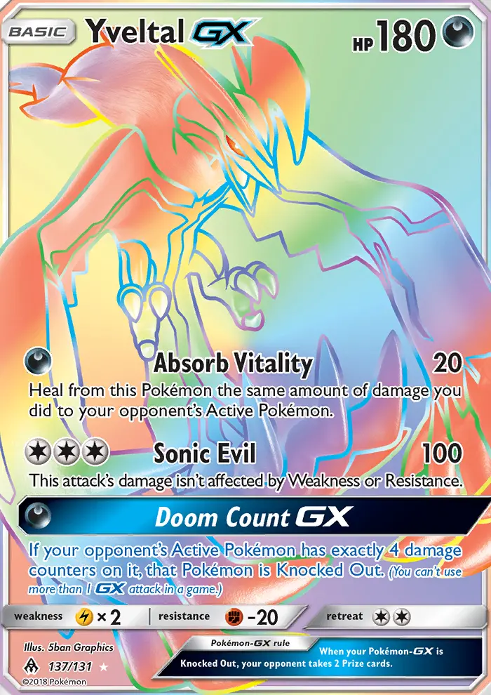 Yveltal GX — Lumière Interdite