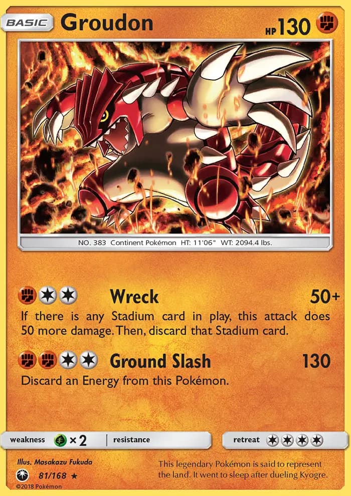 Groudon — Tempête Céleste