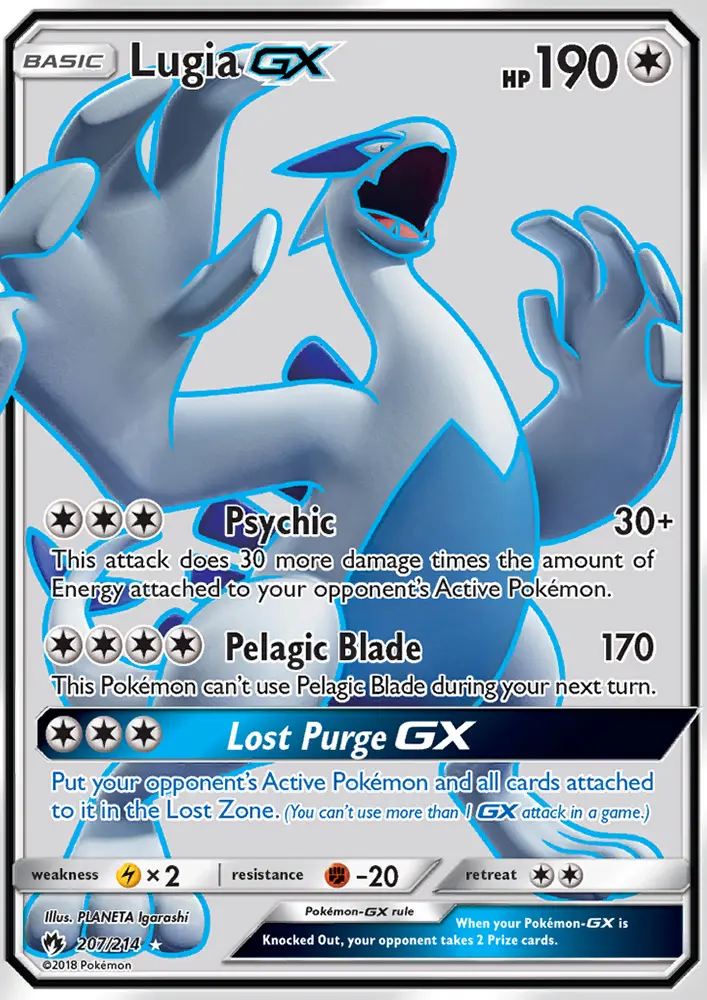 Lugia GX — Tonnerre Perdu