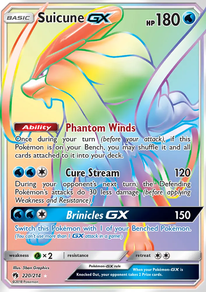 Suicune GX — Tonnerre Perdu
