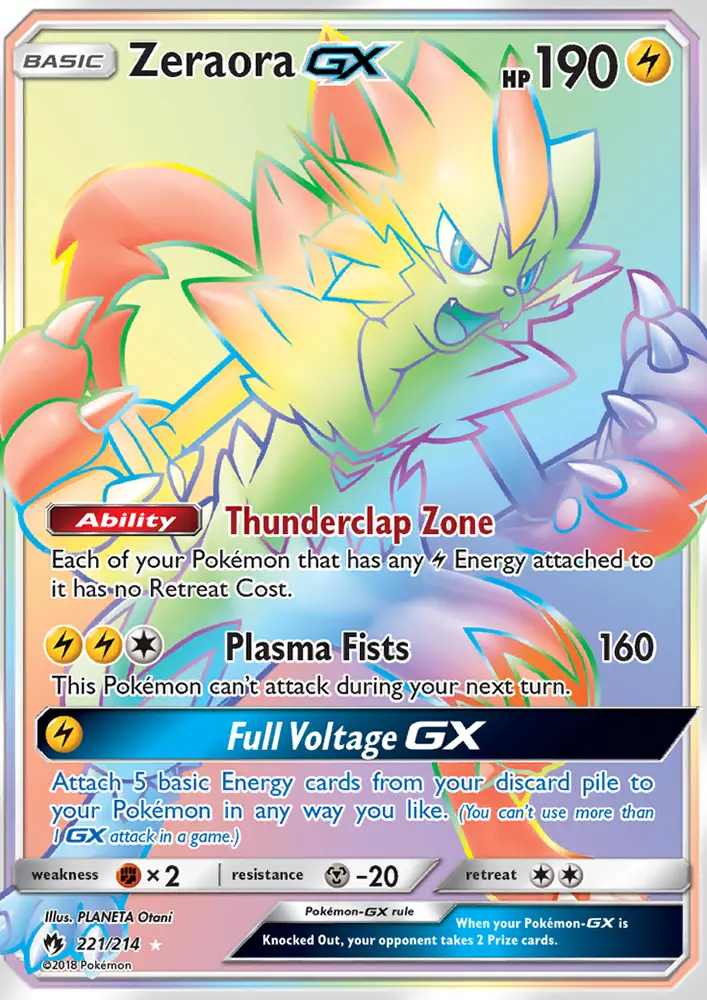 Zeraora GX — Tonnerre Perdu