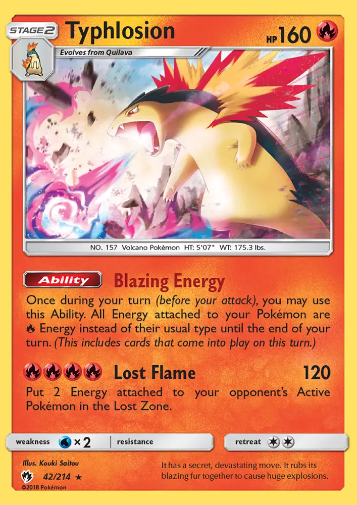 Typhlosion — Tonnerre Perdu