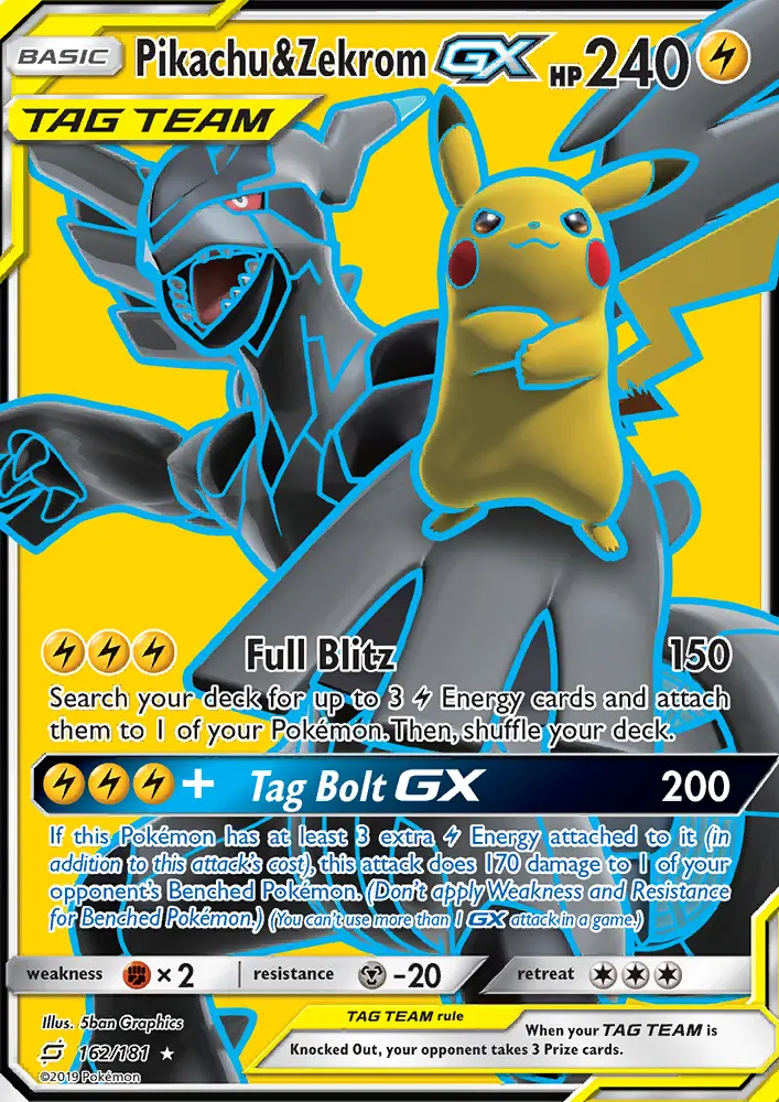 Pikachu et Zekrom GX — Duo de Choc