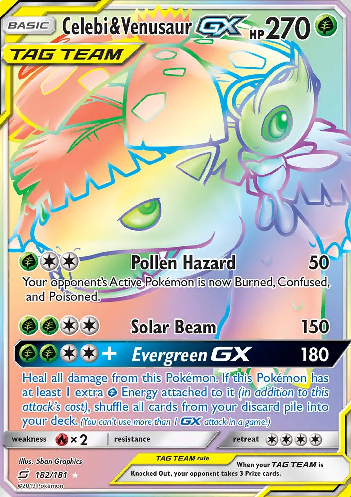 Celebi et Florizarre GX — Duo de Choc