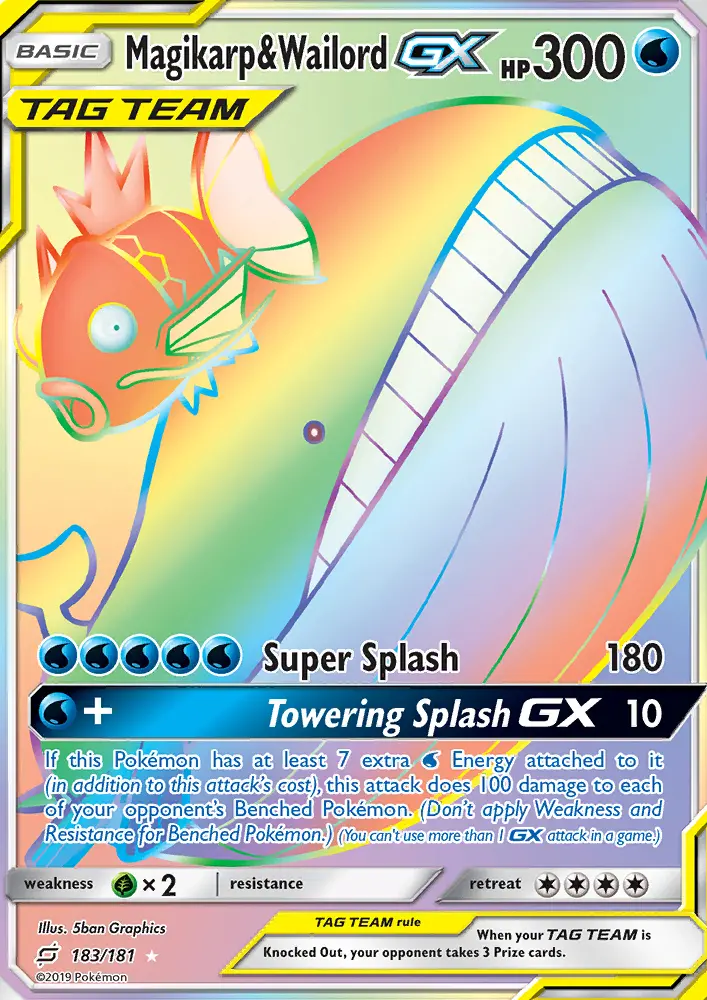 Magicarpe et Wailord GX — Duo de Choc