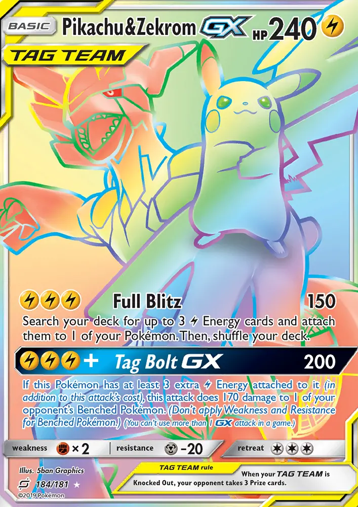 Pikachu et Zekrom GX — Duo de Choc