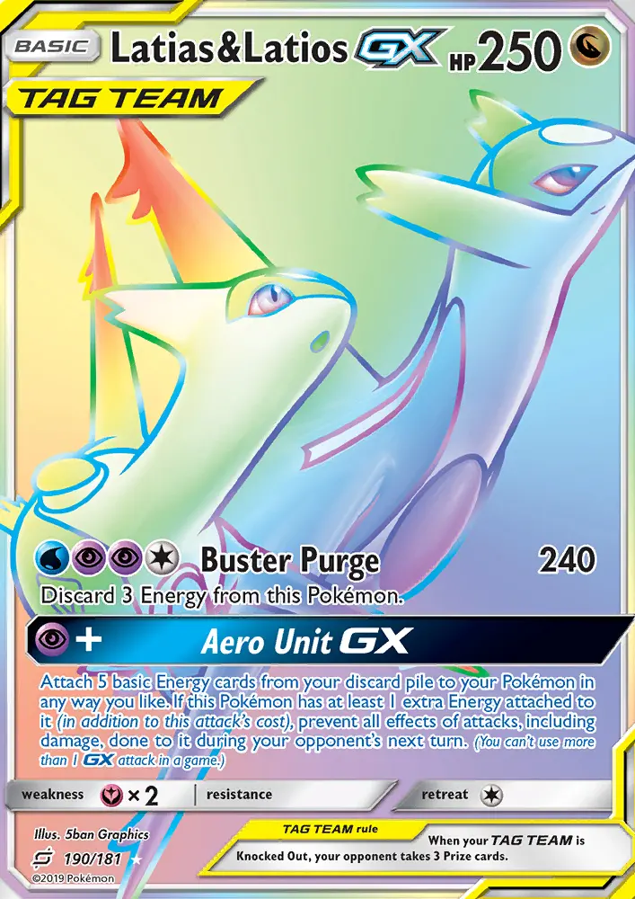 Latias et Latios GX — Duo de Choc