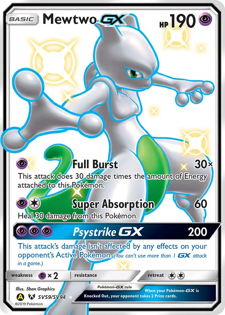 Mewtwo-GX — Destinées Occultes
