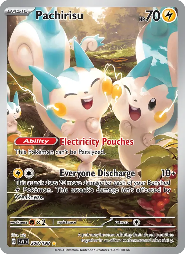 Pachirisu — Écarlate et Violet