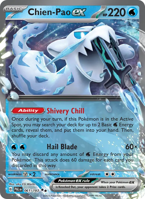 Chien-Pao ex — Paldea Evolved